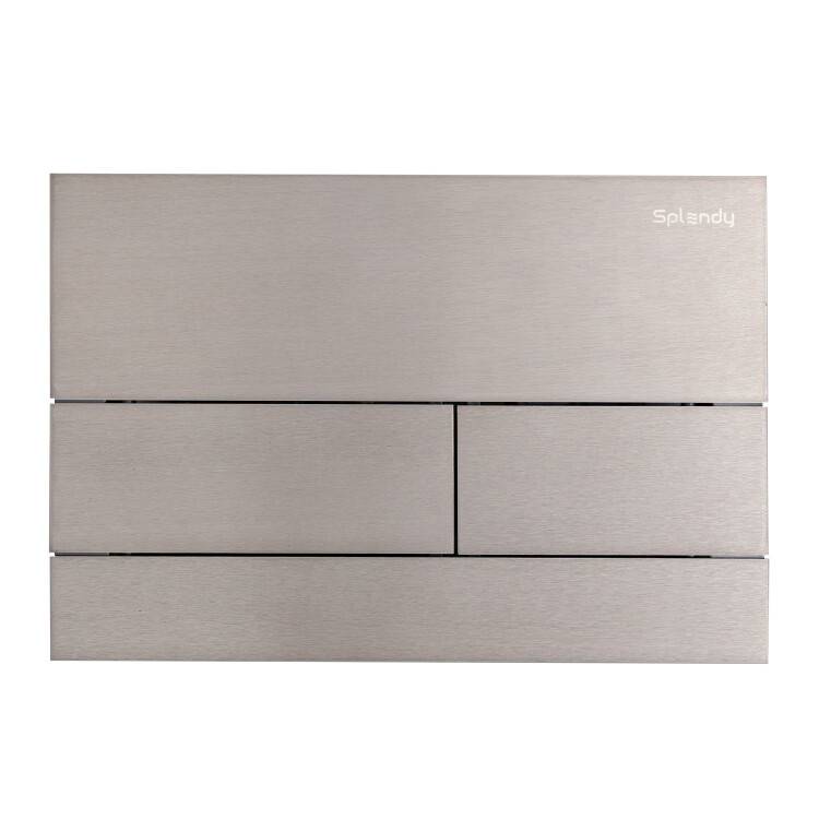 Кнопка смыва Splendy Stable Mood SM302TMSB сталь брашированная