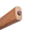 Стул Bradex Home Rich RF 0858 латте рогожка, с ножками цвета орех фото 10