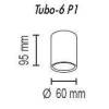 Потолочный светильник TopDecor Tubo6 P1 22 фото 2