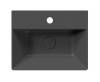 Раковина GSI Kube X 9485126 черный матовый, 45x35 фото 4