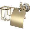 Держатель для туалетной бумаги и освежителя Savol 68b S-R06851B золото