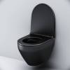 Унитаз подвесной AM.PM Spirit V2.0 FlashClean с микролифтом, черный матовый фото 7