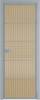 Межкомнатная дверь Profil Doors 5 AX цвет профиля Серебро, стекло безопасное 6 мм мору золото 800x2000