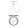 Подвесной светодиодный светильник MyFar Ricky MR1260-PL фото 6