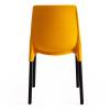 Стул Tetchair Genius (mod 75) 15281 желтый/черные ножки 46x56x84 фото 4