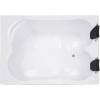 Акриловая ванна Royal Bath Hardon 200x150 с каркасом, со сливом-переливом
