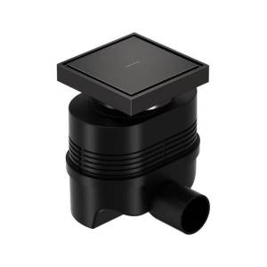 Душевой трап Allen Brau Priority 9.50026.MG графит браш, 10x10 см
