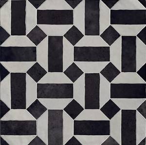 Керамическая плитка Equipe Artisan 24514 Lunas B&W 13.2x13.2