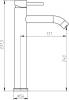 Смеситель для раковины Aquanet Steel AF210-11S фото 3