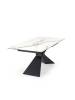 Стол обеденный Halmar Luciano 180 V-CH-LUCIANO-ST-BIALY белый мрамор/черный фото 6