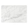Стол Bradex Home Flame RF 0425 керамогранит белый мрамор, белый 116(155)x80x75 фото 5