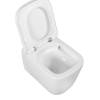Унитаз подвесной Oliveeka Quiet Force OL-G1 безободковый, с микролифтом, белый фото 4