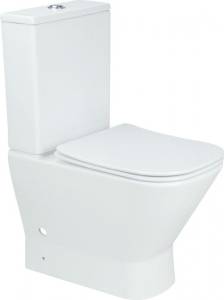 Чаша с сиденьем Aquanet Fine-C белый