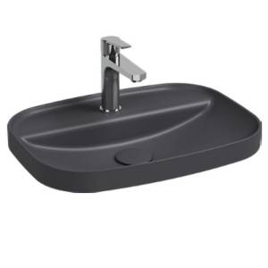 Раковина Isvea Infinity 10NF50055SV-2C 55 см, антрацит матовая