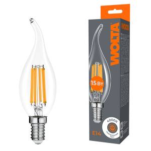 Светодиодная лампа Wolta Filament WF-CT35-15W4KE14