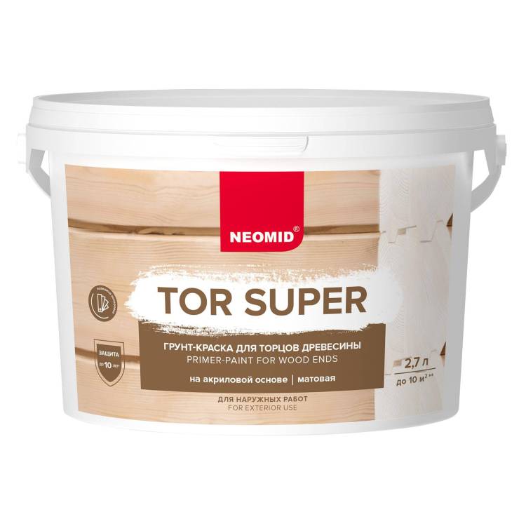 Грунт-краска Neomid Tor Super база А 2.7 л