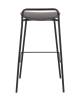 Стул барный Stool Group Mantis 9083T dark grey экокожа, темно-серый фото 4