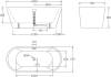 Акриловая ванна BelBagno BB71-1600 160x75 фото 3