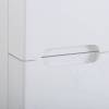 Шкаф-пенал Belbagno Etna-M ETNA-M-1500-2A-SO-BL-R 30x30x150 Bianco Lucido подвесной с двумя распашными дверцами с доводчиками, правосторонний фото 5