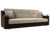 Прямой диван книжка Лига Диванов Сенатор 110116 Бежевый\Коричневый 210/85/90