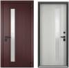 Входная стальная дверь Torex DIAMOND FS 3803288 ЛКП Кармин/ПВХ Ферро 2000x880