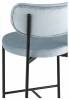 Стул барный Stool Group Барбара BARBARA CC HLR-57 велюр серо-голубой фото 6