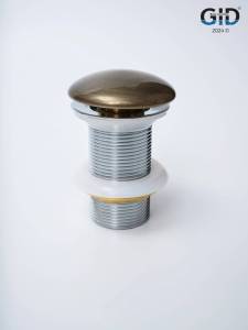 Донный клапан Gid Minucia Bzk100 74404K без перелива, бронза
