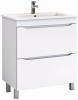 Тумба с раковиной Vigo Grani 60 напольная, 2 ящика, белая
