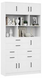 Стеллаж комбинированный МФ Мастер Либерти-61-128 Либерти-61-БТ-128 белый