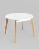 Стол обеденный Stool Group Rondo 80.557.01 8025 бук/белый 135x100x77 фото 2