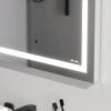 Зеркало Am.Pm Gem M91AMOX0501WG 50 см, с LED-подсветкой, сенсорный выключатель фото 5