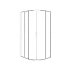 Душевой уголок Cezares Molveno MOLVENO-RH-2-110/90-C-Cr-IV профиль хром глянцевый, стекло прозрачное, 110x90x195