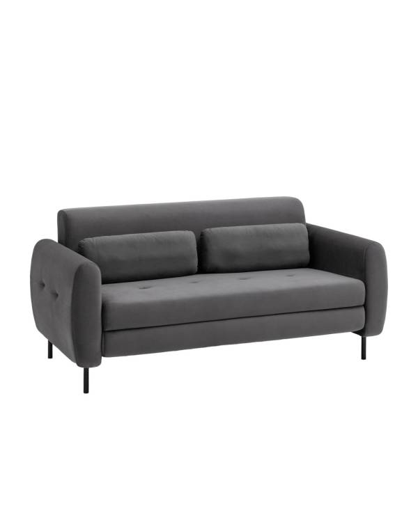 Диван-кровать Stool Group Барнаби vd-dv-barnaby-b25 серый, велюр