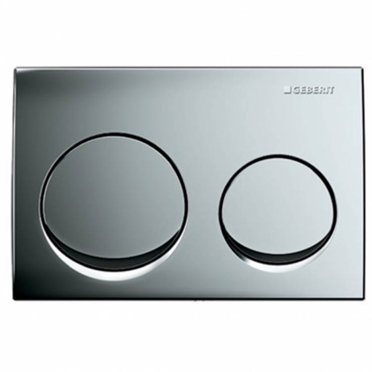 Кнопка смыва Geberit Alpha 20 115.040.21.5 глянцевый хром