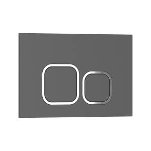 Кнопка смыва Iberica Blanca Esti-Q IB.B083.007.000 серый, 25x16 см