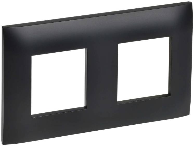 Рамка 2-постовая IEK Skandy SK-M22-K02 черный
