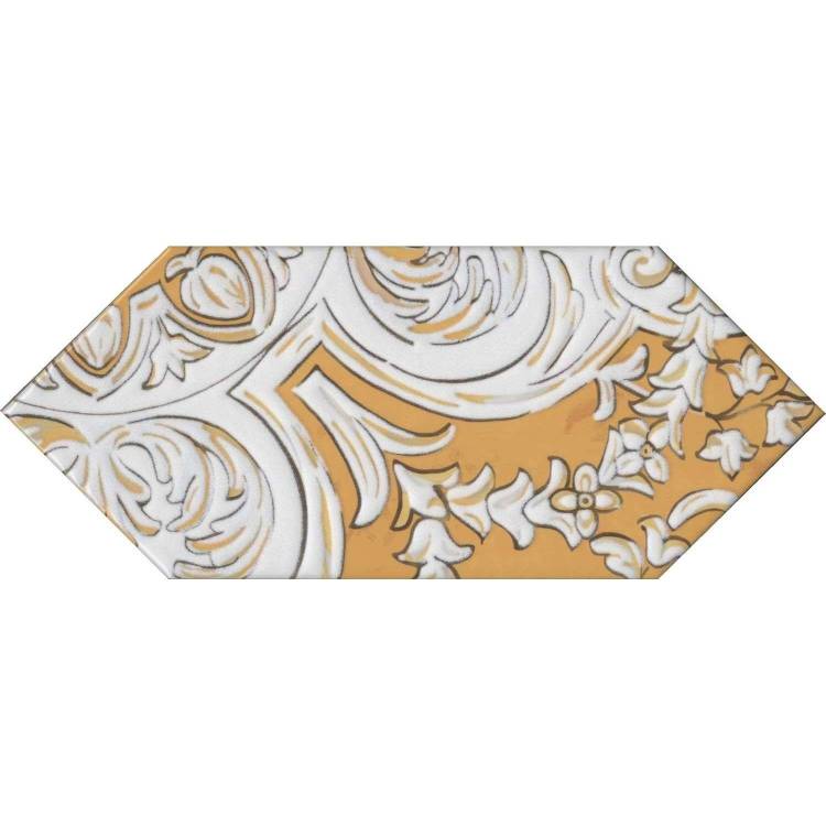 Декор Kerama Marazzi Алмаш HGD\B514\35000 3 Желтый 14x34