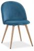 Стул Stool Group Лион DC-69030A HLR-60 велюр с ромбами, аквамарин
