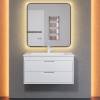 Тумба с раковиной Uperwood Modul подвесная, матовая, белая, 80 см фото 4