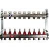 Коллектор Stout из нержавеющей стали с расходомерами 1/3/4x9, SMS 0917 000009
