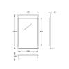 Зеркало Kerama Marazzi Plaza Next 60 PL.N.mi.P.60\BLK черное матовое, 600x1000 мм фото 4