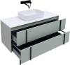 Тумба с раковиной Allen Brau Reality 1.32008.PWM папирус матовый, 121x50 фото 8