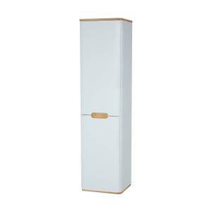 Шкаф-пенал Vitra Sento 40 L, с бельевой корзиной, белый матовый