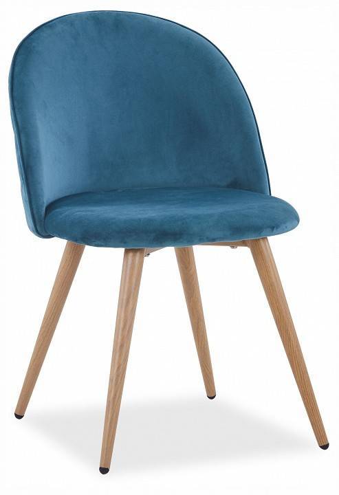 Стул Stool Group Лион DC-69030A HLR-60 велюр с ромбами, аквамарин