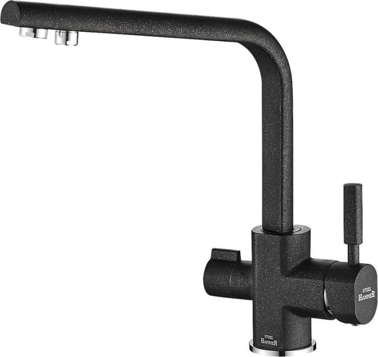 Смеситель для кухни ZorG Steel Hammer SH 909 Black Cr