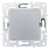 Выключатель 1-клавишный IEK Skandy SK-V10-0-10-K23 серебряный фото 3