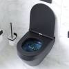 Унитаз подвесной AM.PM Spirit V2.0 FlashClean с микролифтом, черный матовый фото 3