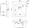 Мойка кухонная Zorg Inox HD 4551 фото 2