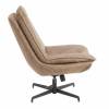 Кресло Tetchair Cosmo 25273 VT shape latte велюр, букле фото 2