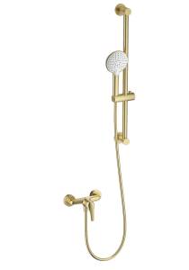 Смеситель для душа Wonzon & Woghand WW-4570-BG с гарнитуром, брашированное золото